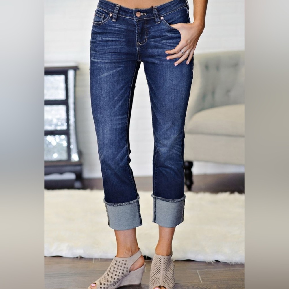 Dear John playback cuffed cropped straight jeans